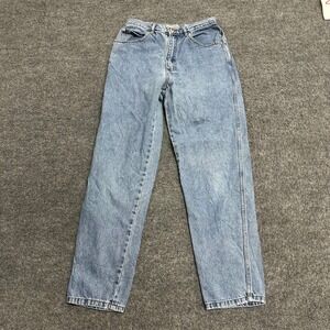 Bugle Boy Jeans Womens Size 8M Light Wash Relaxed Fit High Waisted Denim Vintage